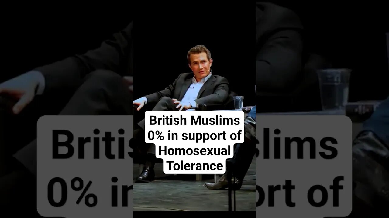 British Muslim Intolerance of Homosexuality #douglasmurray #mattdillahunty #islam #Muslim #atheism