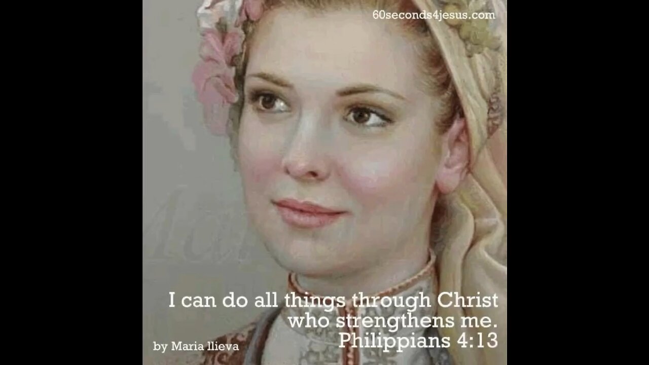 I can do all things through Christ who strengthens me.