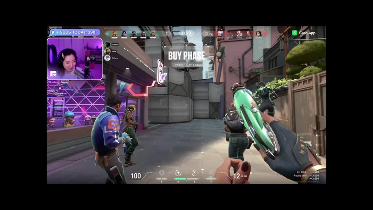First knife kill in Valorant