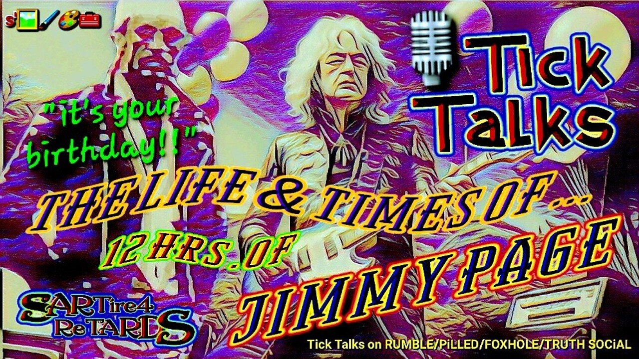 Happy Birthday Jimmy Page & sARTire4ReTARDS