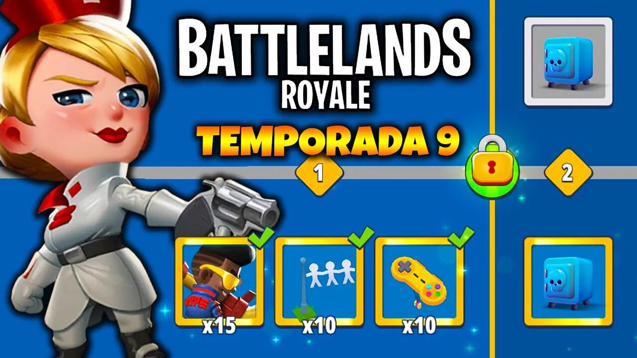 Passe de Batalha da Temporada 9 do Battlelands Royale