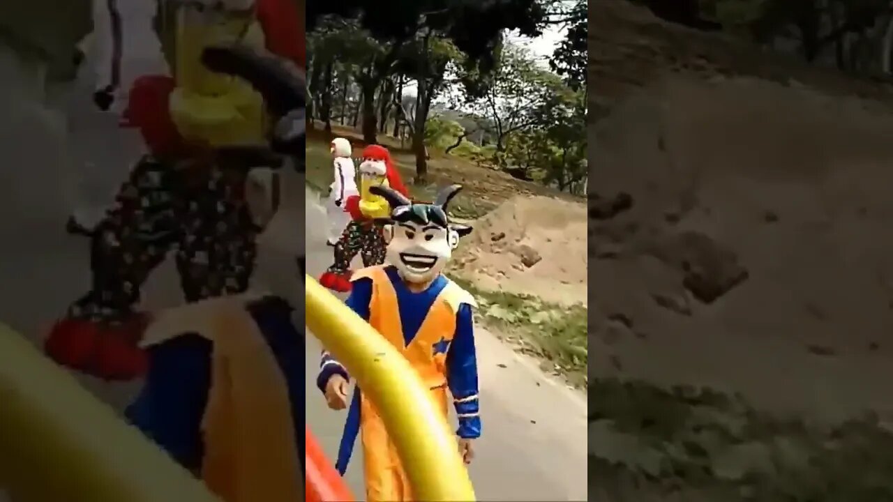 SUPER PULOS NINJAS DO FOFÃO, O MÁSKARA, PATATI E BEN10 DANÇANDO NA CARRETA DA ALEGRIA FURACÃO