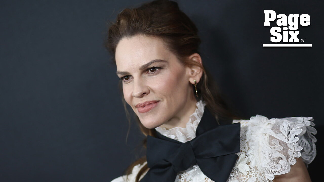 Hilary Swank shows her baby bump, explains how she hid it filming 'Alaska Daily'