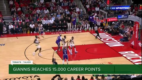 Today's Talker: Giannis scores his 15,000th career point