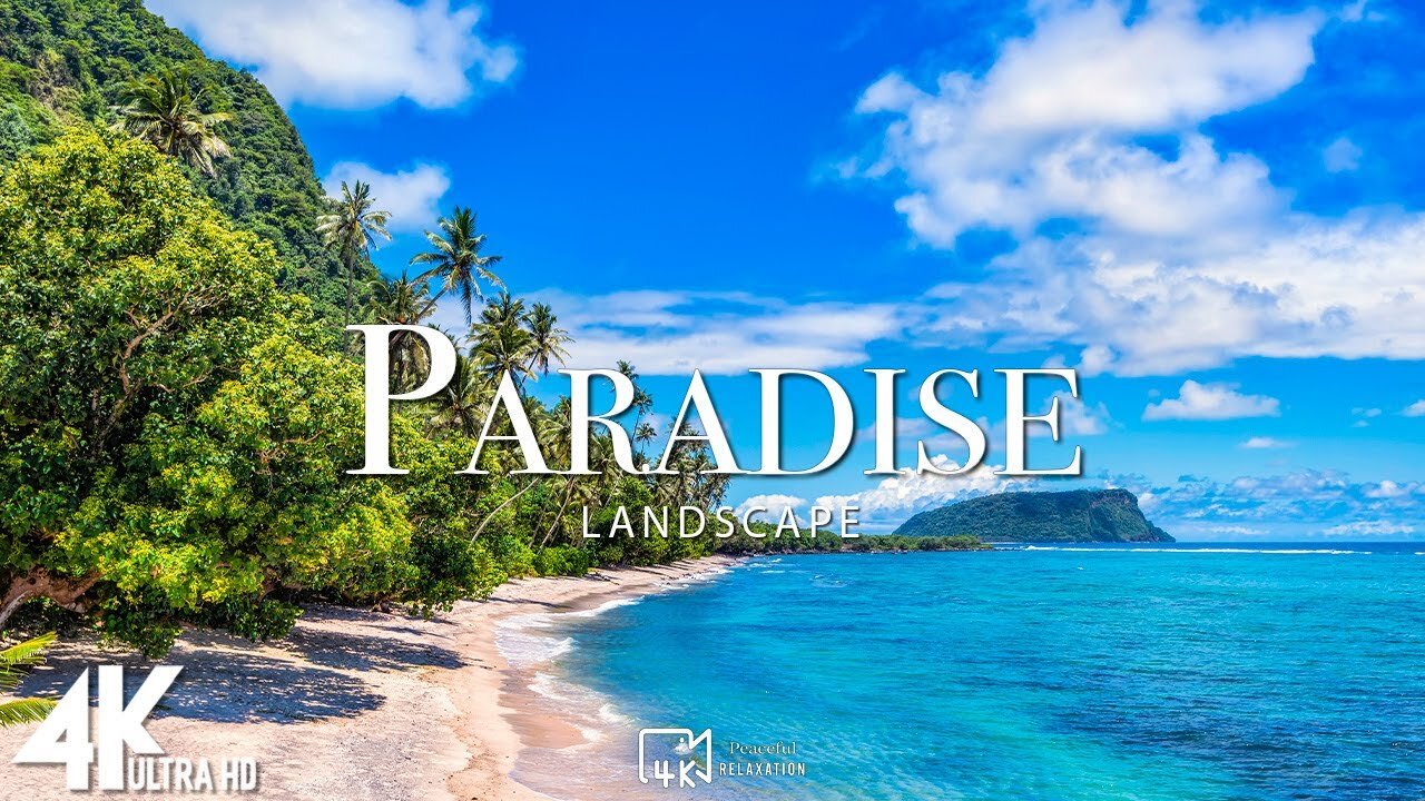 Flying Over Paradise Places 4K | Amazing Nature Scenes Around the World