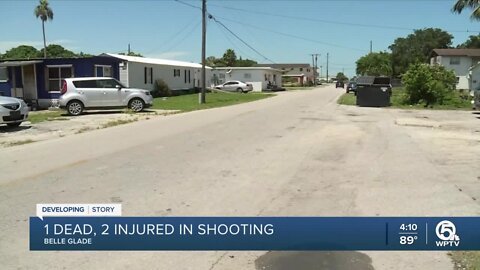 1 dead, 2 injured in Belle Glade triple shooting