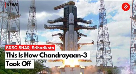 This is how chandrayaan 3 took off to the space succefully