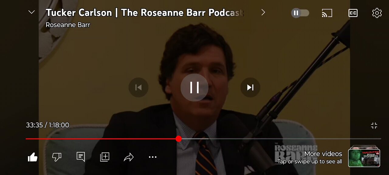 part 5 Roseanne Barr podcast with Tucker Carlson