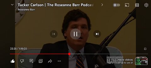 part 5 Roseanne Barr podcast with Tucker Carlson