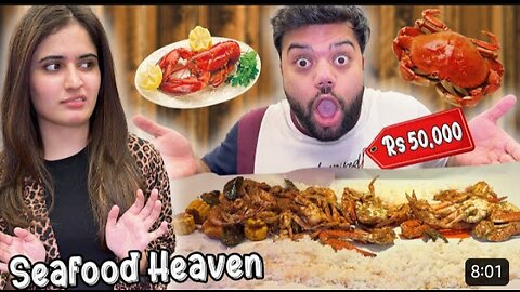 Eating RS 50000 Lobster 😱 | Crabs Aur Octopus boht maze ka he