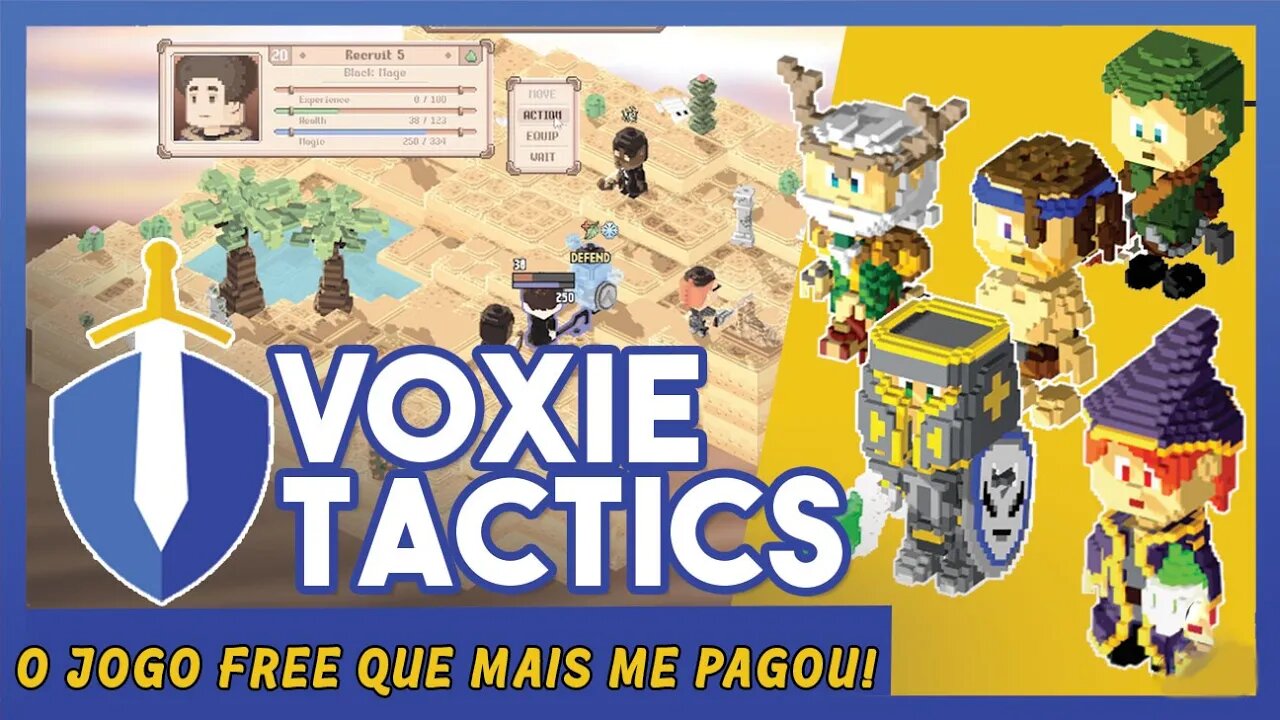 Voxie Tactics - O jogo Free to Play e Play to Earn que eu mais ganhei dinheiro!