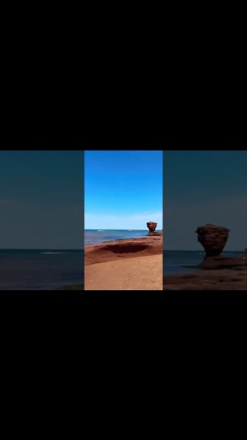 Teacup rock in the distance