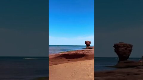 Teacup rock in the distance