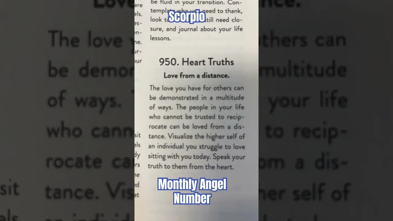 Scorpio Angel Number 950#scorpio tarot#Angel numbers