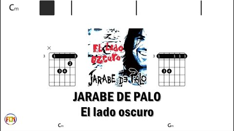 JARABE DE PALO El lado oscuro - (Chords & Lyrics like a Karaoke) HD