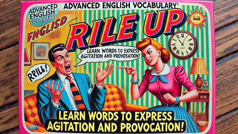 Vocabulary and Pronunciation "RILED UP" Advanced English