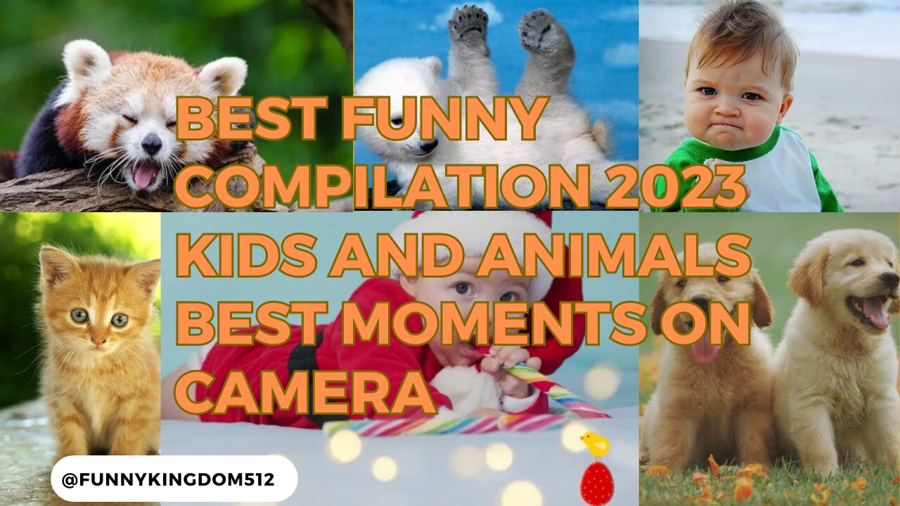 Funniest compilation 2023 | Kids and animals funniest combo | #funny #kids#funnyvideos