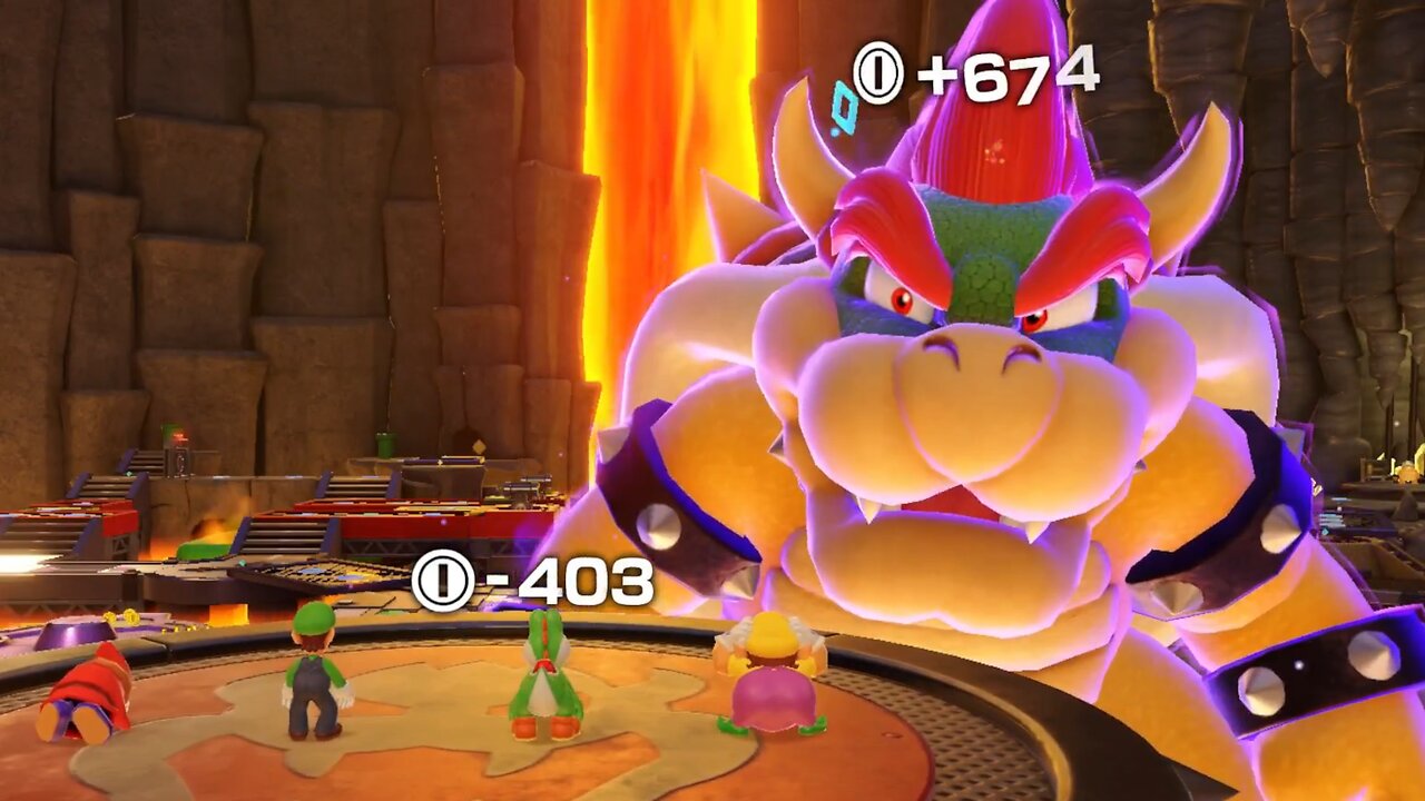 Super Mario Party Jamboree King Bowser's Keep Easy Difficulty