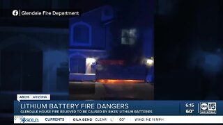 Lithium battery fire dangers