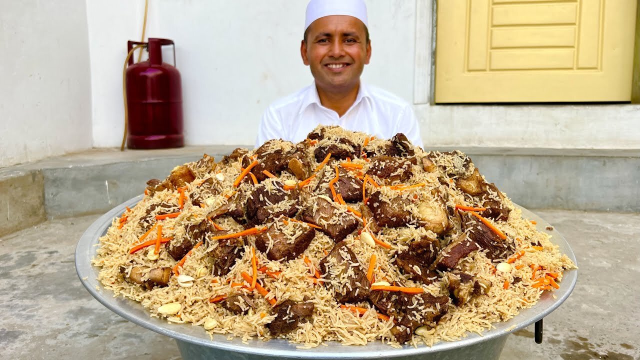 AFGHANI PULAO RECIPE | Original 30 KG Kabuli Pulao Recipe | Mubashir Saddique | DESI FOODS