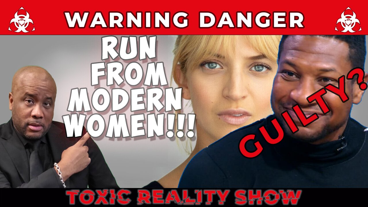 Jonathan Majors runs for his life from Modern Woman Grace Jabbari