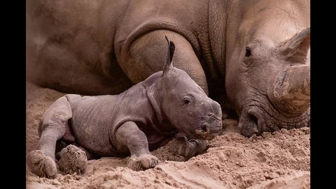 Most incredible birth footage of rhino baby! In honour of Axl’s 1st Birthday, we wanted to reshare