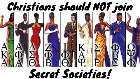 Christians Shouldn't Join Secret Societies