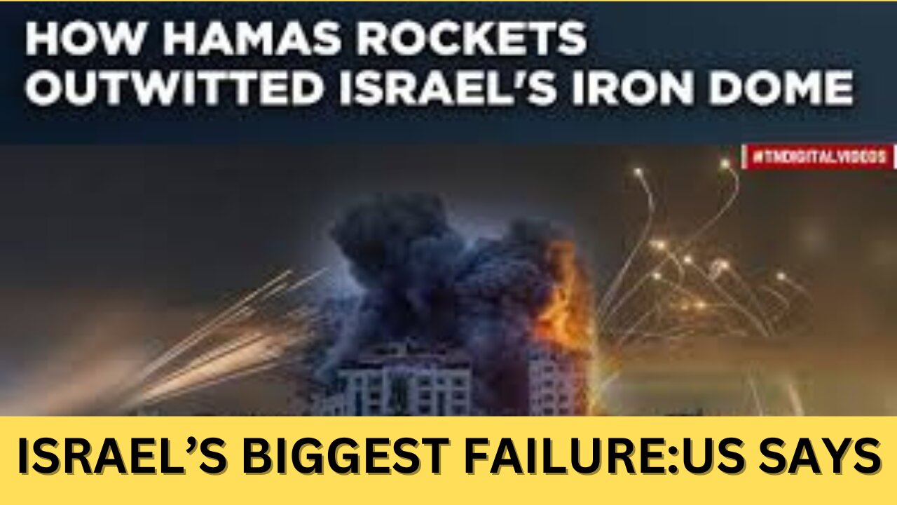 Israel-Gaza War: How Hamas Breached Israel's 'Iron Dome'|| Biggest Israel Failure-US OFFICIAL