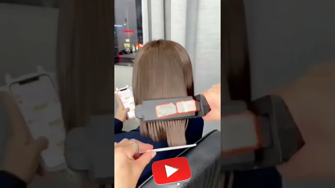 Permanent Hair Straightening at Home | Hairstyles for girls #shorts #hairstyles #braidedhairstyle