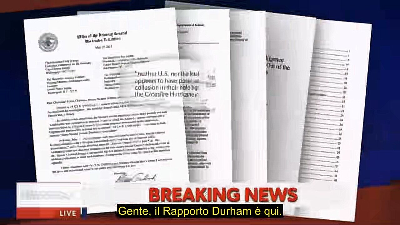 Devin Nunes Reagisce Alla Pubblicazione Del Rapporto Durham, Sub Ita