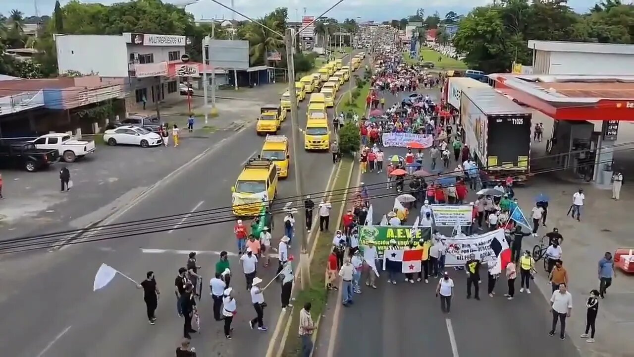 Fourteenth day of a general strike in Panama due to rising prices, deteriorating living conditions