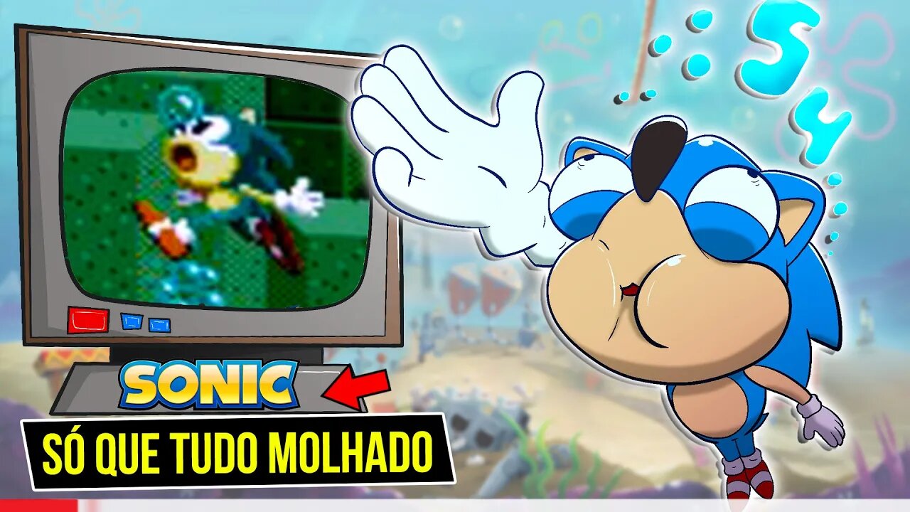 Sonic Flash Flood - o Jogo MOLHADINHO do SONIC | Rk Play