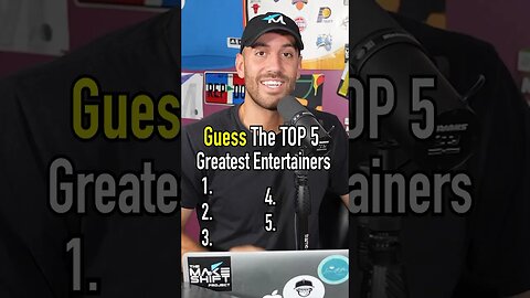 WHO ARE THE GREATEST ENTERTAINERS EVER?! The Top 5 List! #shorts #top5 #guessinggame