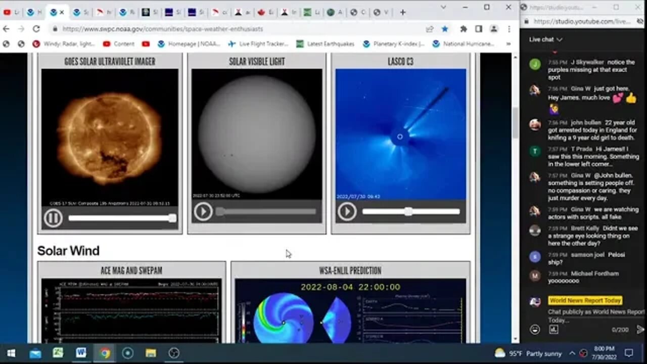 Space Weather Volcanoes Earthquakes and Wildfires Live With World News Report Today July 30th 2022!