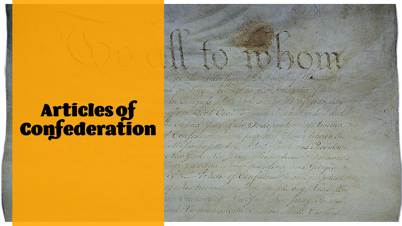 Articles of Confederation: An Introduction