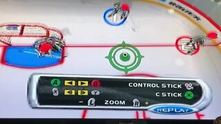 FULL ICE GOAL with top down camera - NHL Hitz 2002 Best Moments