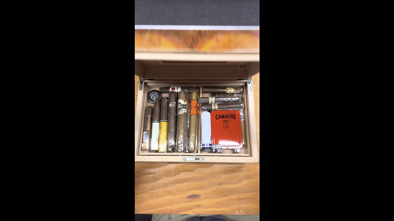 Satisfying humidor organizing!