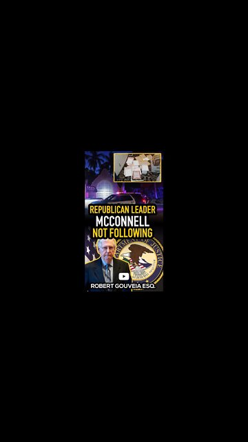 Senate Republican Leader McConnell Really Not Following It #shorts