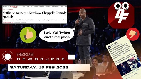 Dave Chappelle WINS 4 Comedy Specials! DiscussingFilm's A B***h. | NEXUS NEWSOURCE