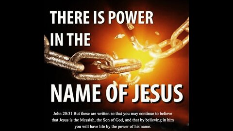 POWER in the name of JESUS