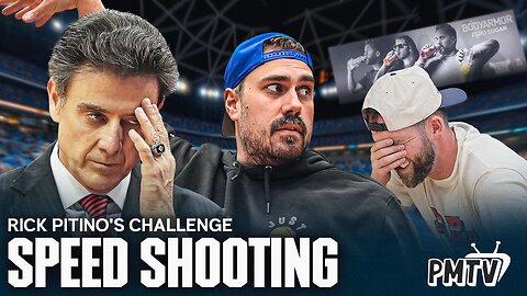 We Participate In Rick Pitino’s Shooting Drill + PMT Stops By Their BodyArmor Billboard