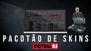 Pacotão de SKINS para Virtual DJ com mais de 250 Skins