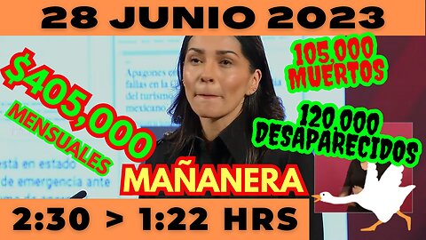 💩🐣👶 AMLITO | Mañanera *Miércoles 28 de Junio 2023* | El gansito veloz 2:30 a 1:22.