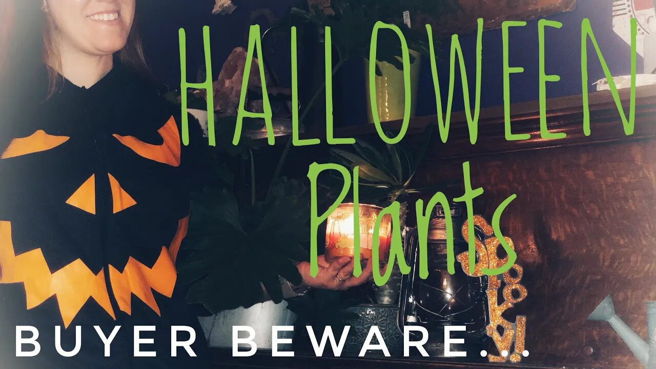 MUST HAVE HALLOWEEN PLANTS 🎃 THE SPOOKIEST & MOST DANGEROUS PLANTS ON THE MARKET 🎃👻👽