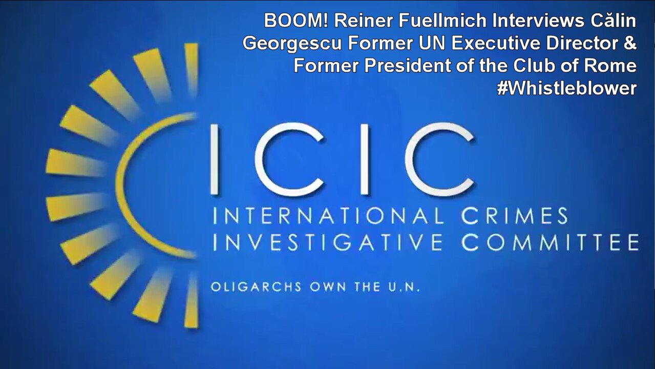 BOOM! Former UN Executive Director & President of the Club of Rome #Whistleblower