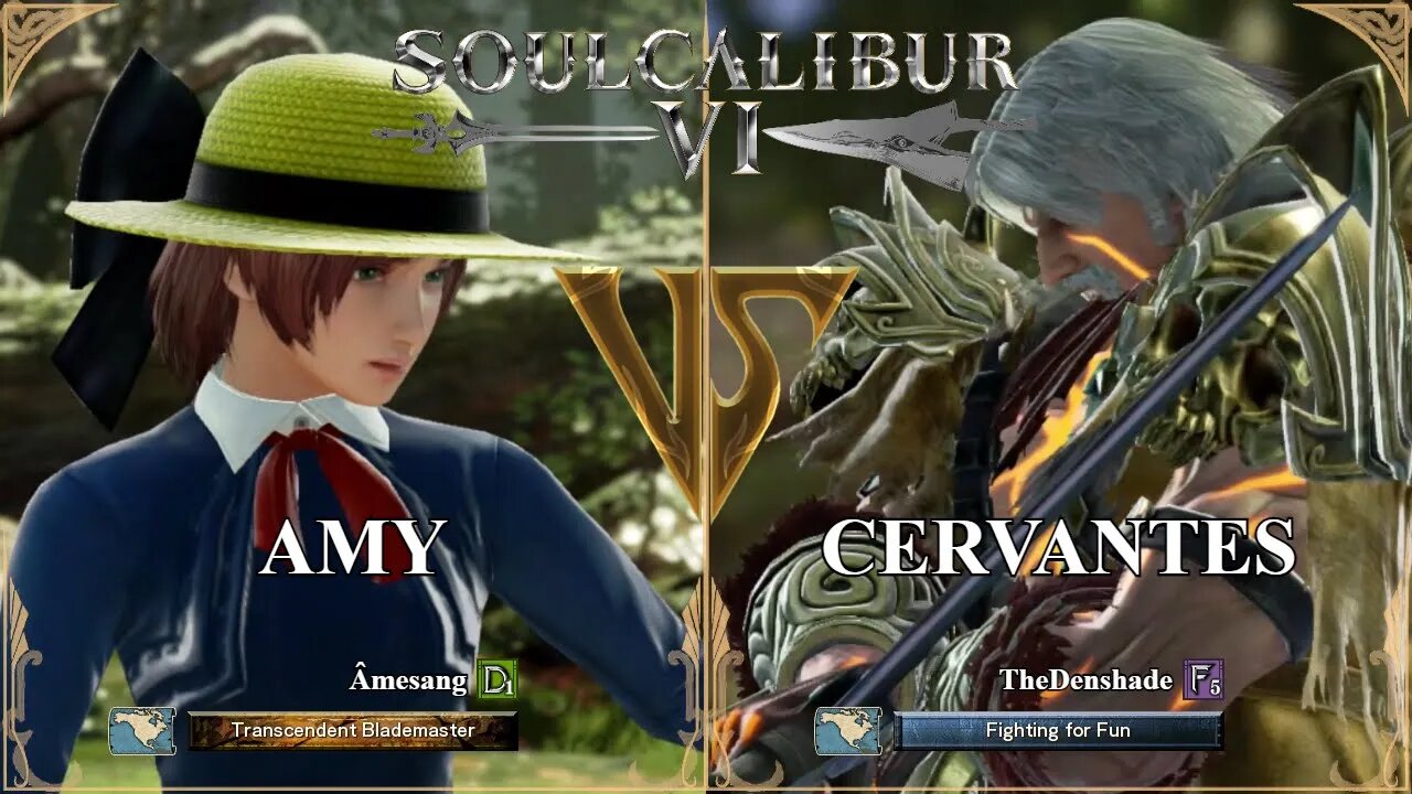 Amy (Âmesang) VS Cervantes (TheDenshade) (SoulCalibur™ VI: Online)