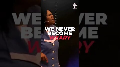 "Never Grow Weary" sermon #shorts
