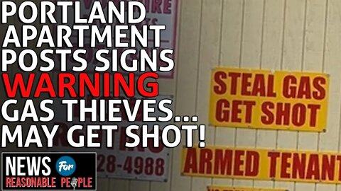 Portland apartment warns thieves with ‘STEAL GAS GET SHOT’ sign