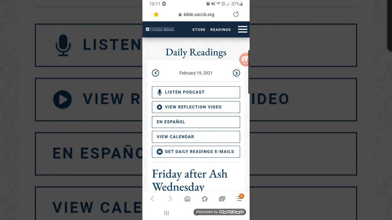 Jesus is our Savior/ Bible reading FEB 19