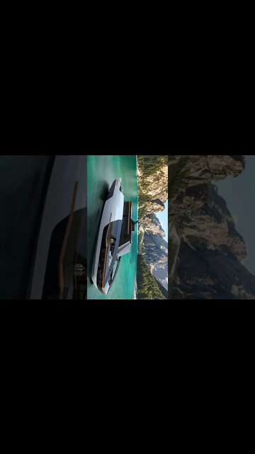 #53 Iate de luxo preso a um dirigível #shorts